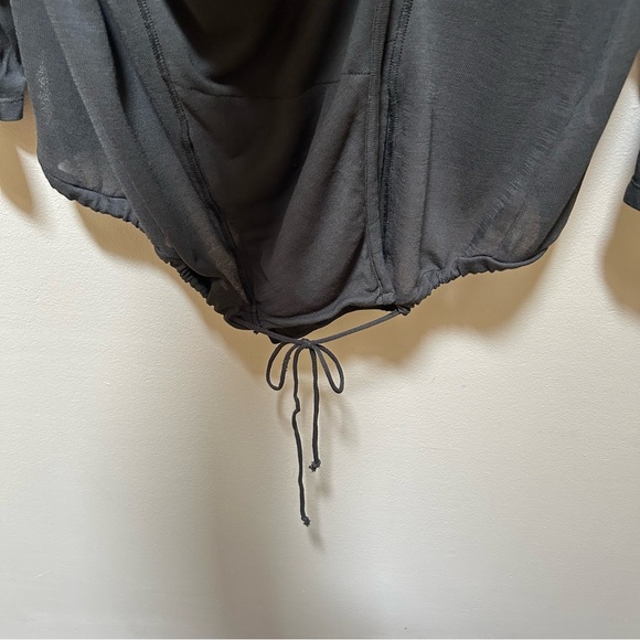 Lurdes Bergada~Summer Collection Asymmetrical Drape Cotton Jersey Top size Large - Picture 4 of 16